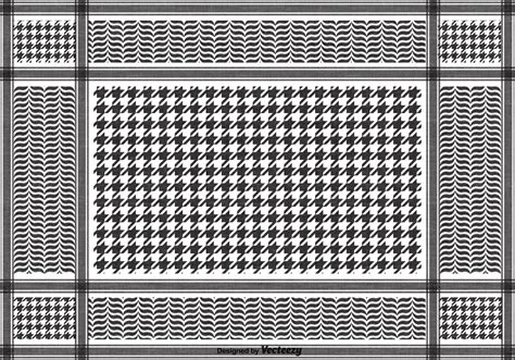 keffiyeh pattern vector free